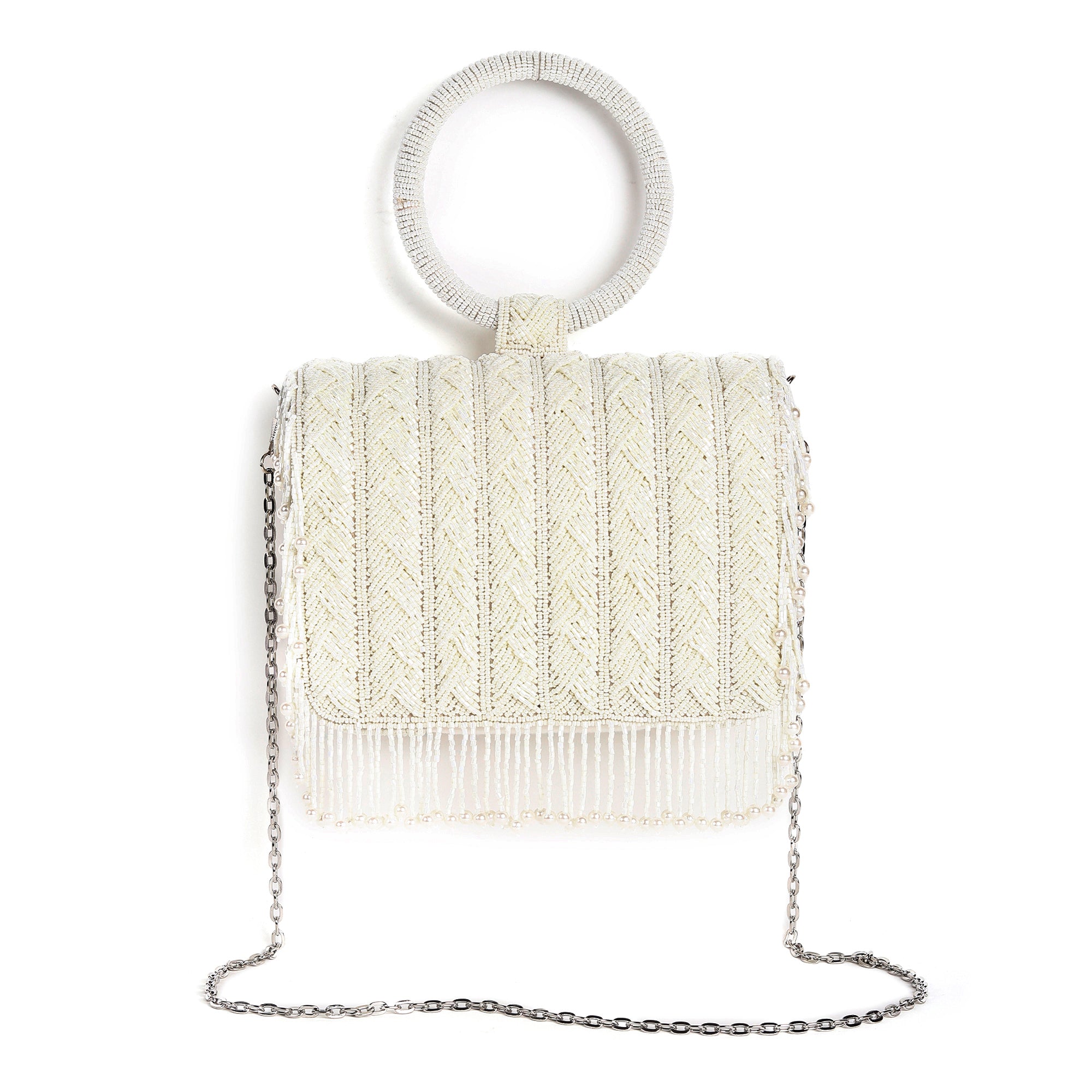 Kashish White Bag