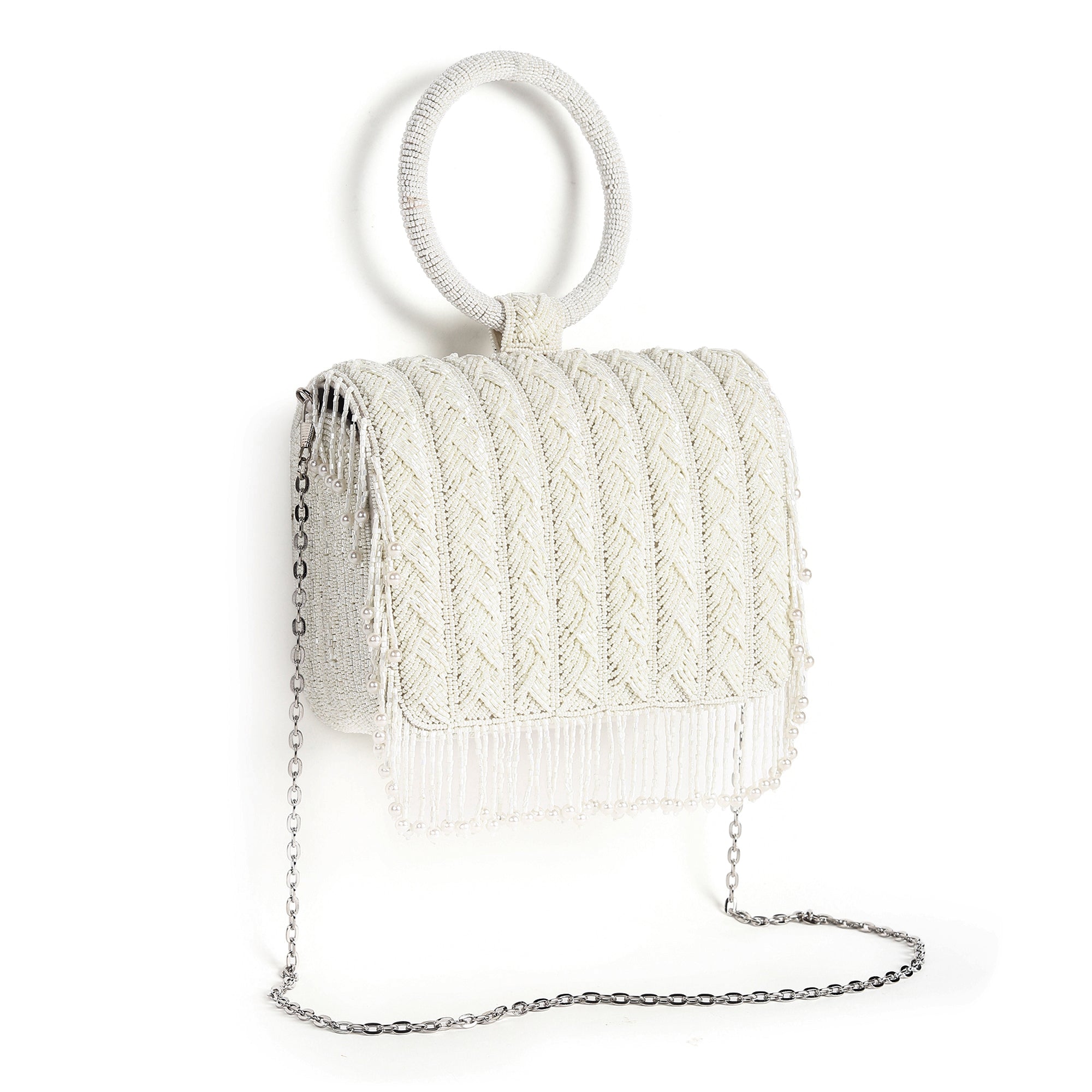 Kashish White Bag