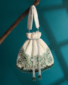 Zaaya White Potli Bag