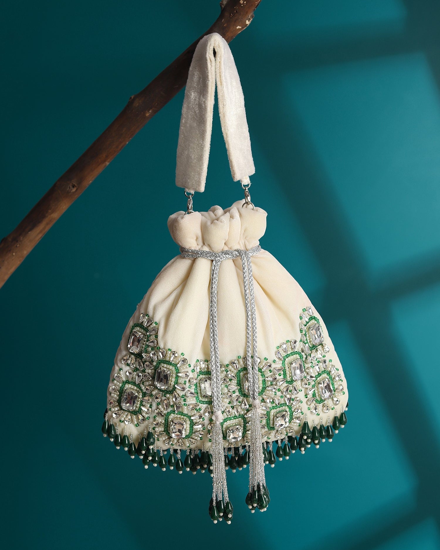 Zaaya Red Potli Bag
