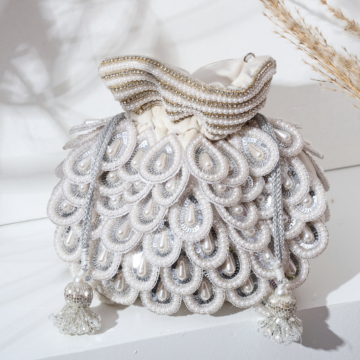 Maharani Black Potli Bag