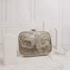 Petalia Silver Brass Clutch