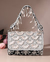 NOORANI BLACK FLAP BAG