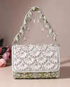 Noorani green flap bag