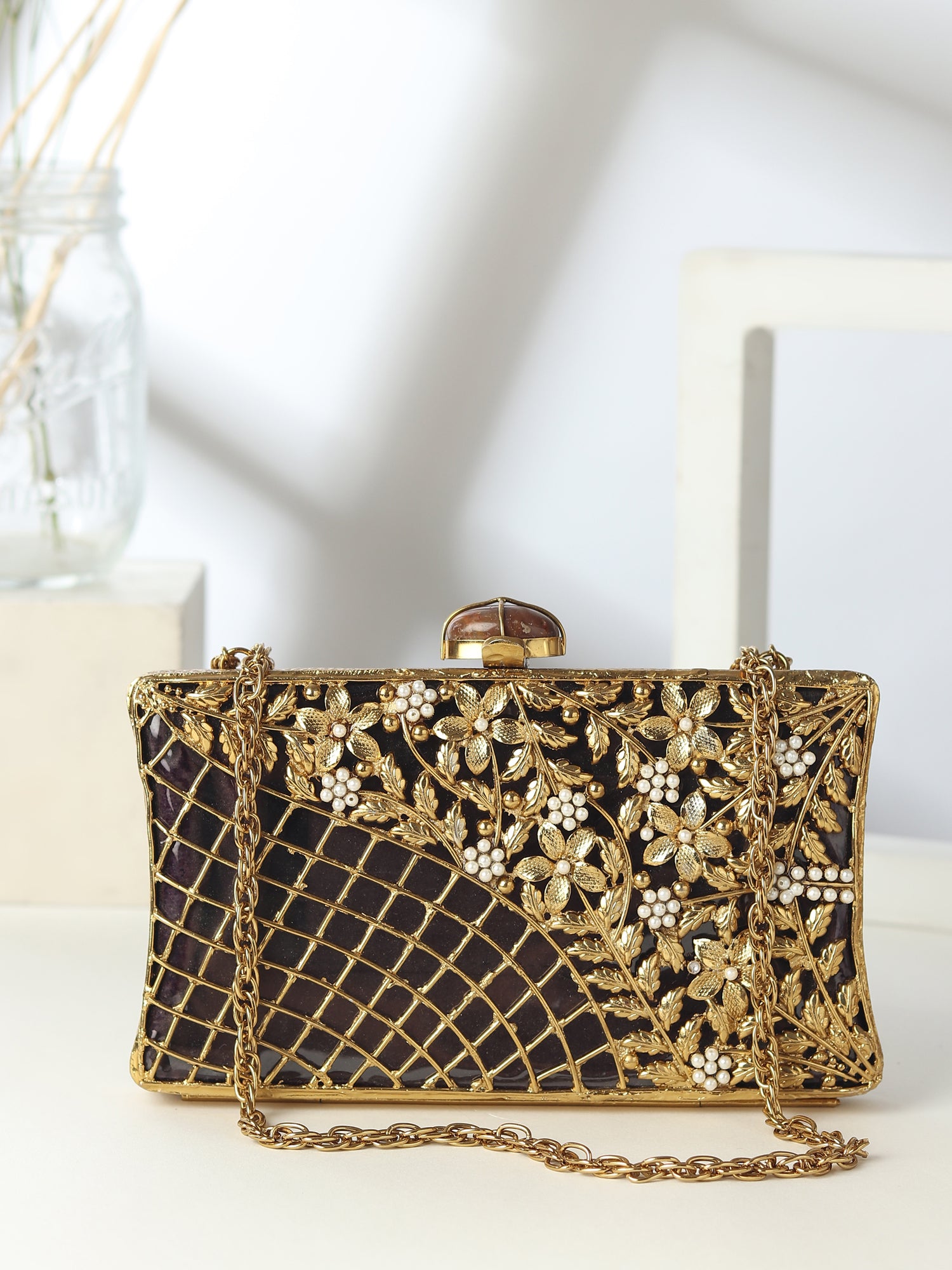 Sheen Mother Of Pearl Clutch