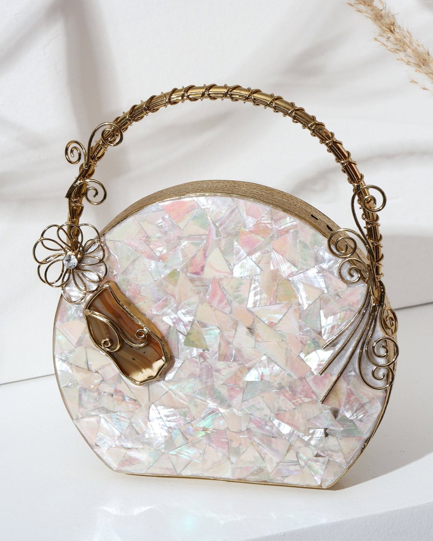 Nazrana MOP Clutch bag