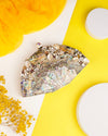 Oceana Silver Mother Of Pearl Clutch