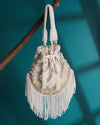 Chandni Silver Potli Bag