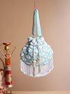 Ziva Blue Potli Bag